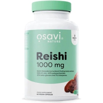 Osavi Reishi 1000 mg | Minimum 25% Beta-Glucans [60 капсули]