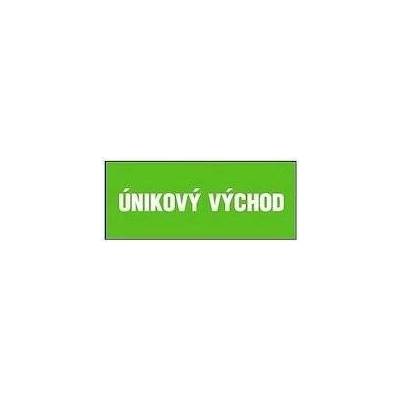 Tabulka - Únikový východ, samolepka 210x87mm