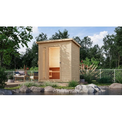 Karibu Hytti 1 natur 93861 – Zboží Dáma