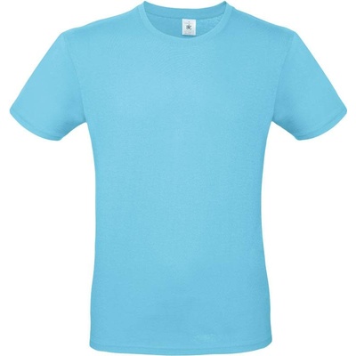 B&C #E150 tričko modré turquoise