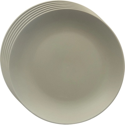 Orion Sada keramických mělkých talířů Greenish 27cm 6 ks