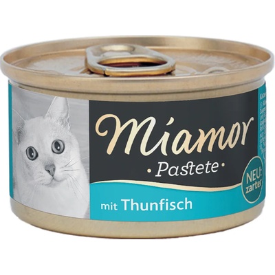 Miamor 24х85г Miamor Pastete, консервирана храна за котки- риба тон