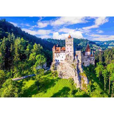 Enjoy - Puzzle Bran Castle in Summer, Romania - 1 000 piese