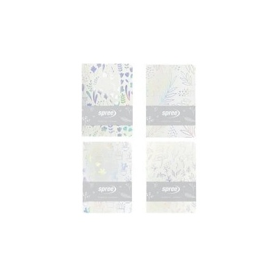 Spree Бележник шит Holograms Flexy 16х23см асорти