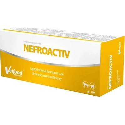 Vetfood Nefroactiv doplňky stravy pro psy a kočky 120 ks