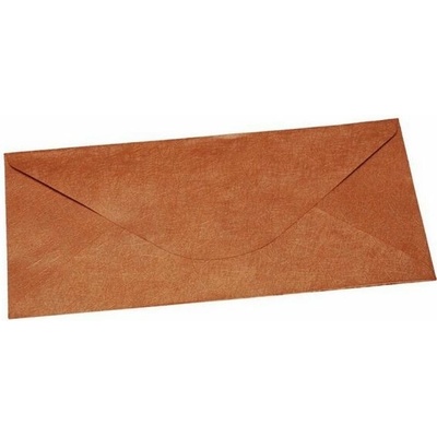 Obálka DL 220mm x 112mm metalická oranžová