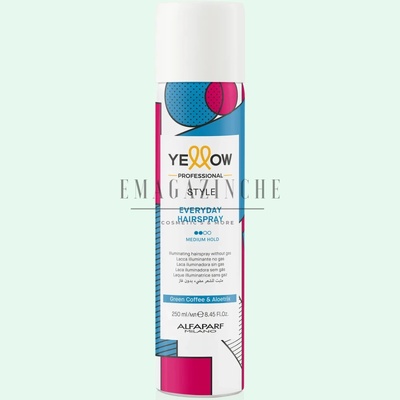 Yellow Professional Alfaparf Milano Alfaparf Yellow Лак без газ за блясък със средна фиксация(4) 250 мл. Style Everyday Illuminating hairspray without gas (0315098)