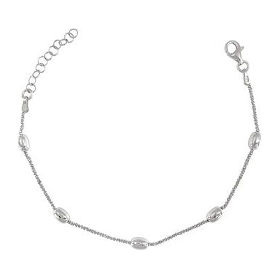 Infinitysilver stříbrný náramek s oválky LI09067