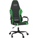 Vidaxl herná stolička vidaXL čierna a zelená umelá koža
