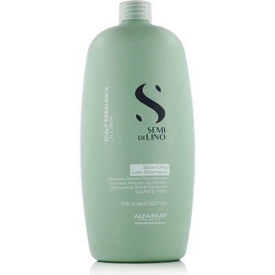 Alfaparf milano Semi Di Lino Balancing Low Shampoo šampon pro mastné vlasy a pokožku hlavy 1000 ml