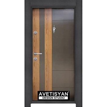 Image 1 of Haska Входна врата art 06 - Антрацит Сарухан (цена без монтаж)