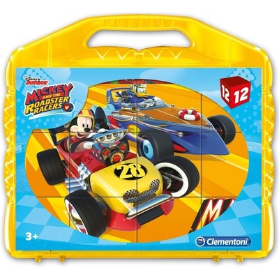 Clementoni Obrázkové kocky Mickey Mouse 12 ks