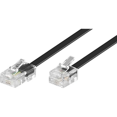 Goobay 68530 telefonní RJ45 - RJ11, 3m, černý – Zbozi.Blesk.cz