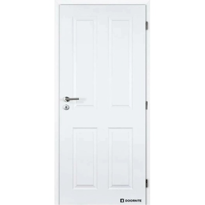 Doornite Odysseus 60 L, 60 × 197 cm, lakované, levé, bílé, plné C1M4WP.60L1
