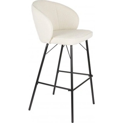 White Label Living 1501731 JOA 100 cm čalouněná bílá / kovová