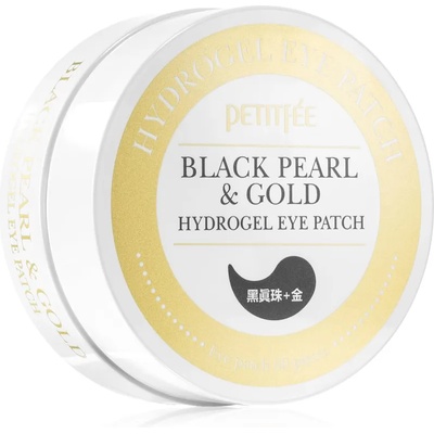 Petitfée Black Pearl & Gold хидрогелова маска за зоната около очите 60 бр