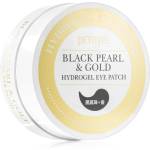 PETITFÉE Black Pearl & Gold хидрогелова маска за зоната около очите 60 бр
