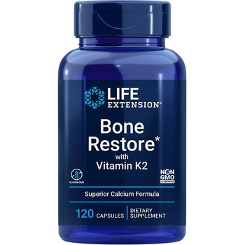 Life Extension Bone Restore with Vitamin K2 120 kapslí