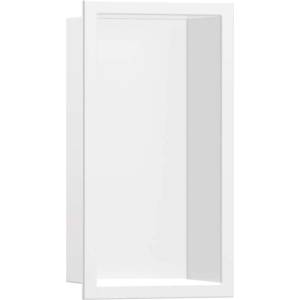 Hansgrohe XtraStoris Original - Ниша за вграждане в стена с рамка, 30x15x10 см, матово бяло 56057700 (56057700)