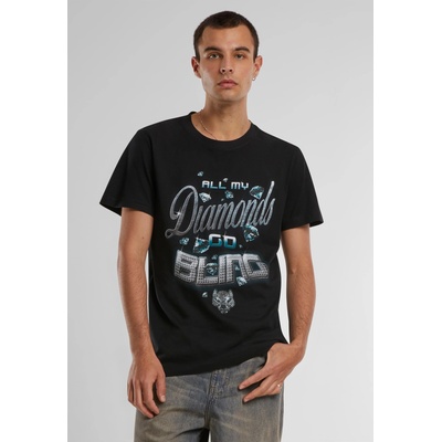Mister Tee Тениска Diamonds Go Bling Tee black XXLUB-MT2723-00007 - Тъмносив, размер L