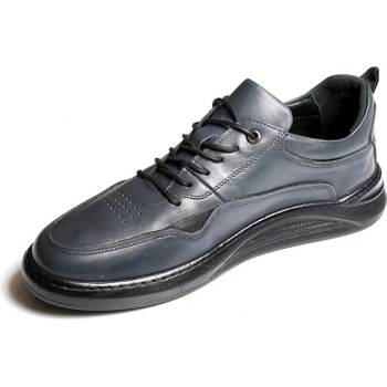 Base Мъжки кожени обувки - Сиви 20210834591 (320939_Сив)