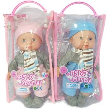 Image 1 of Armtoys КУКЛa БЕБЕ maymay С ШАЛ 27 СМ + 6 ЗВУКА В ЧАНТА