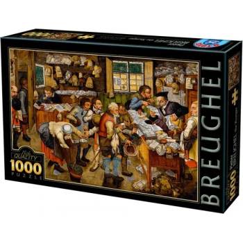 D-Toys - Puzzle Brueghel: The payment of the tithes - 1 000 piese