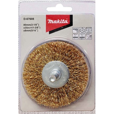 MAKITA D-67608 Drátěný kartáč na dřevo 80 x 35 mm