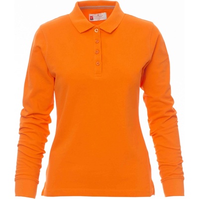 B&C dámska polokošeľa s dlhým rukávom PWI13 Orange