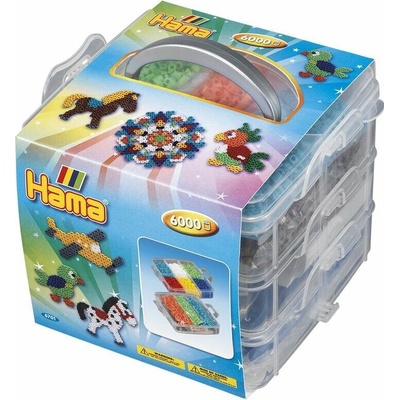 Hama malý box s 6000 zažehlovacími korálky Midi (6701)