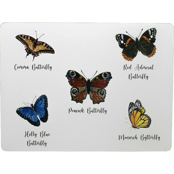 Mars & More 4ks pevné korkové prestieranie motýli 30x40x0,4cm