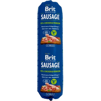 Brit Sausage 24 x 800 g kuřecí a zvěřina