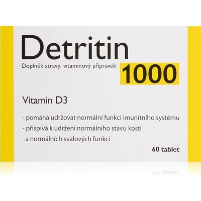 Detritin 1000 IU Vitamin D3 60 tablet