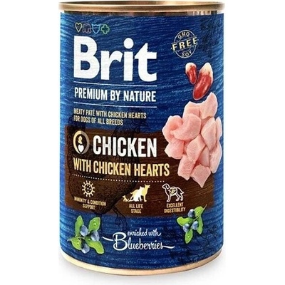 Brit Premium by Nature Kuřecí a srdíčka 400 g