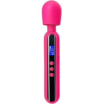SuperLove Digital Strong AkuWand Massager Neon Pink
