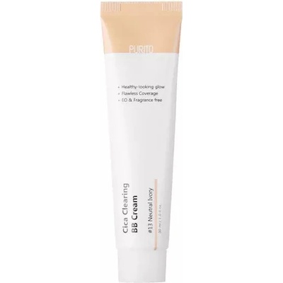 Purito Cica Clearing BB Cream 13 Neutral Ivory BB krém s obsahem pupečníku asijského 30 ml