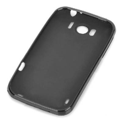 Силиконов калъф за HTC Sensation XL - Protective Border Case (черен)