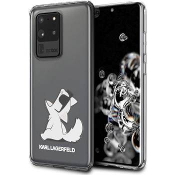 KARL LAGERFELD Кейс Karl Lagerfeld Choupette Fun за Samsung Galaxy S20 Ultra, Прозрачен