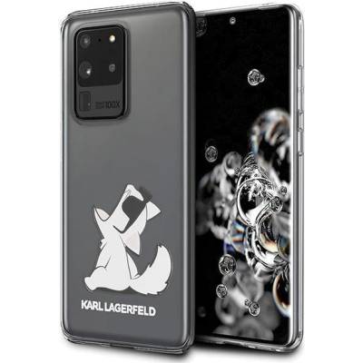 KARL LAGERFELD Кейс Karl Lagerfeld Choupette Fun за Samsung Galaxy S20 Ultra, Прозрачен