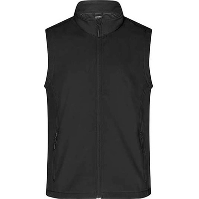 James & Nicholson softshellová vesta JN1128 black
