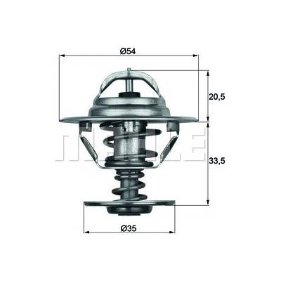 Termostat, chladivo MAHLE TX 8 83D