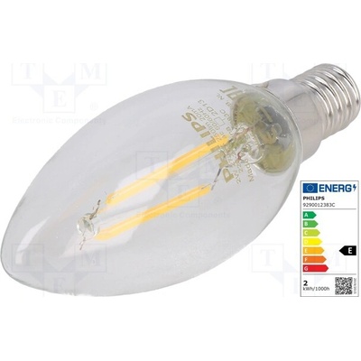 Philips 8718699777531 žárovka LED teple bílá E14 230VAC 250lm P 2W 2700K CRImin 80