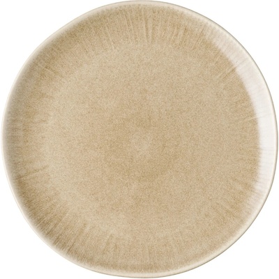 Nordic Living Béžový kameninový talíř Violette Ø 27 cm