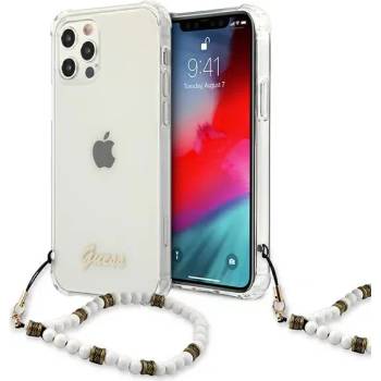 GUESS GUHCP12MKPSWH iPhone 12/12 Pro 6, 1" Transparent hardcase White Pearl (GUHCP12MKPSWH)