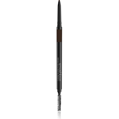 Smashbox Brow Tech Matte Pencil автоматичен молив за вежди с четка цвят Dark Brown 0.09 гр