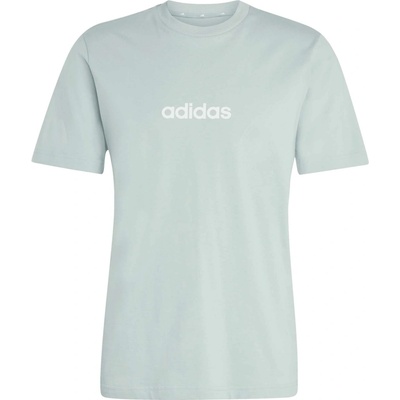 adidas linear SJ Tee M svetlo zelené biele