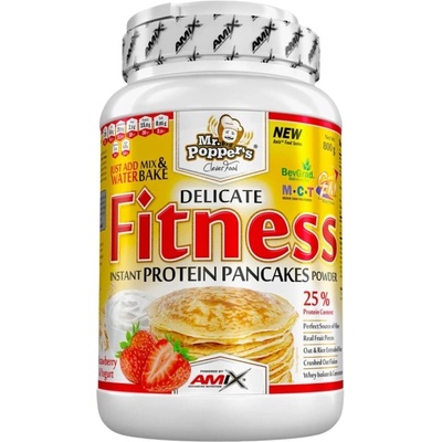 AMIX Fitness Protein Pancakes [800 грама] Ягода и йогурт