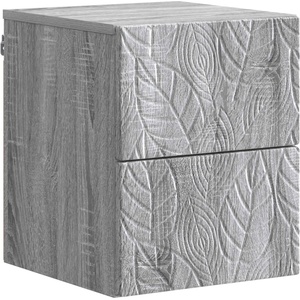 vidaXL Спален шкаф с монтаж на стена Сив Сонома 34, 5 x 33 x 40 см (898817)