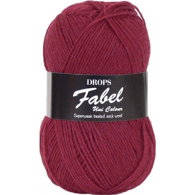 Příze DROPS Fabel Unicolor 113 - vínová