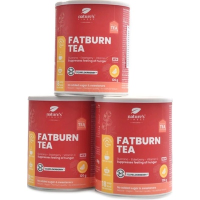 Natures Finest Nutrisslim Fat burn tea 3 x 120 g